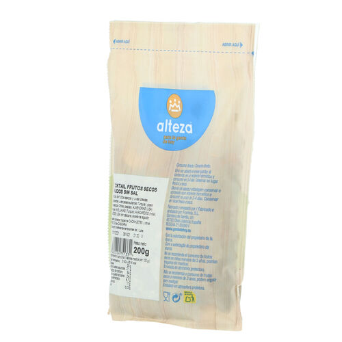 Cocktail frutos secos ALTEZA sin sal 200g image number