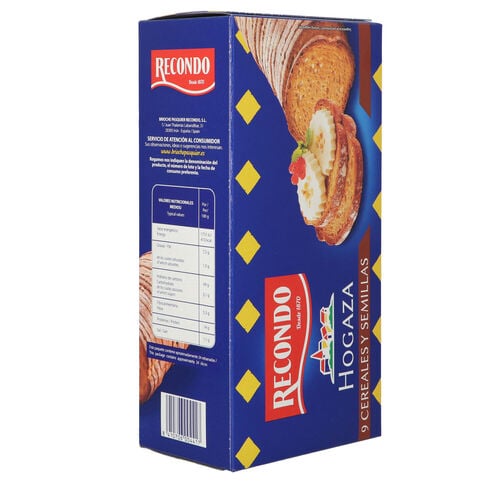 PAN HOGAZA 9 CEREALES RECONDO 240g image number