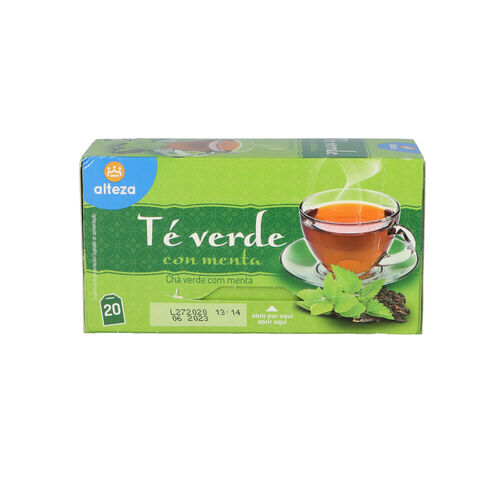 T&eacute; ALTEZA verde con menta 20 sobres image number