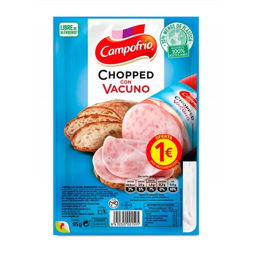 Chopped beef CAMPOFRIO 95g image number