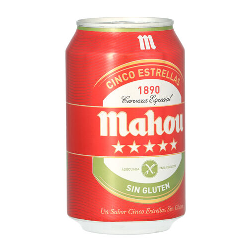 Cerveza sin gluten MAHOU 33cl image number