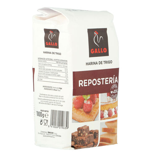 HARINA PARA REPOSTERIA GALLO 1kg image number