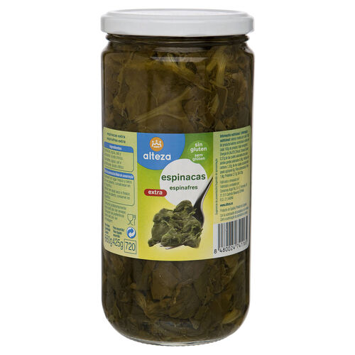 Espinacas ALTEZA tarro 660g image number