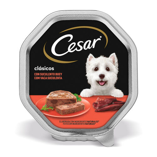 ALIMENTO HÚMEDO PERROS CON BUEY CÉSAR 150g image number