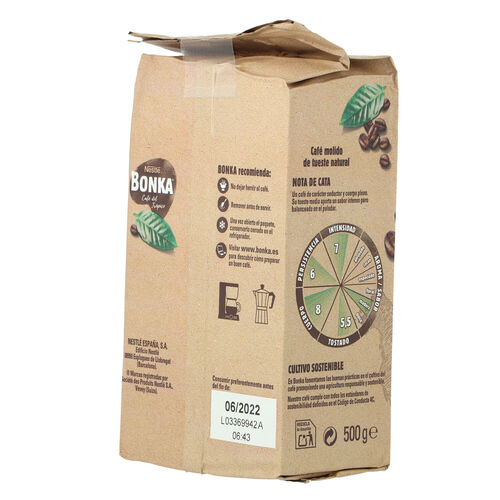 CAFE BONKA MOLIDO NATURAL 500g image number