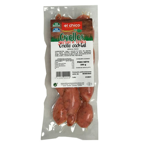 Criollo Cocktail al vacio EL CHICO 250g image number