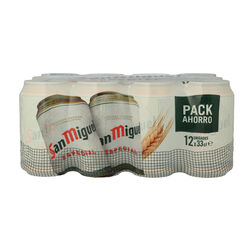 CERVEZA SAN MIGUEL 12X33cl