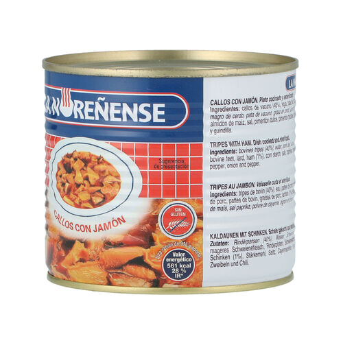 CALLOS JAMON NOREÑENSE 2 RACIONES 620g image number