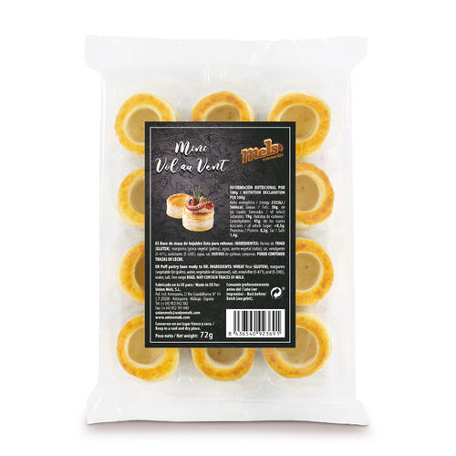 Mini vol au vent MELS 12u 72g image number