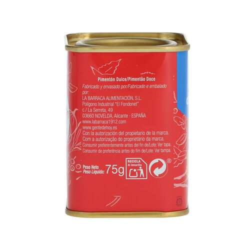 PIMENTON ALTEZA DULCE LATA 75g image number