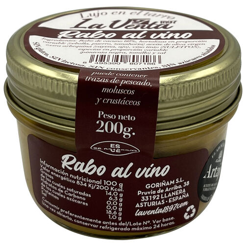 Rabo estofado LA VENTA 200g image number